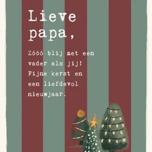 Studio LUV Kerstkaart - Lieve papa