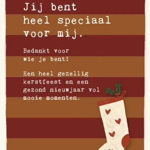 Studio LUV Kerstkaart - Jij bent heel speciaal voor mij