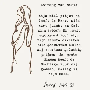 Studio LUV Kerstkaart - Lofzang van Maria