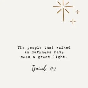 Studio LUV Kerstkaart - Jesaja 9:2