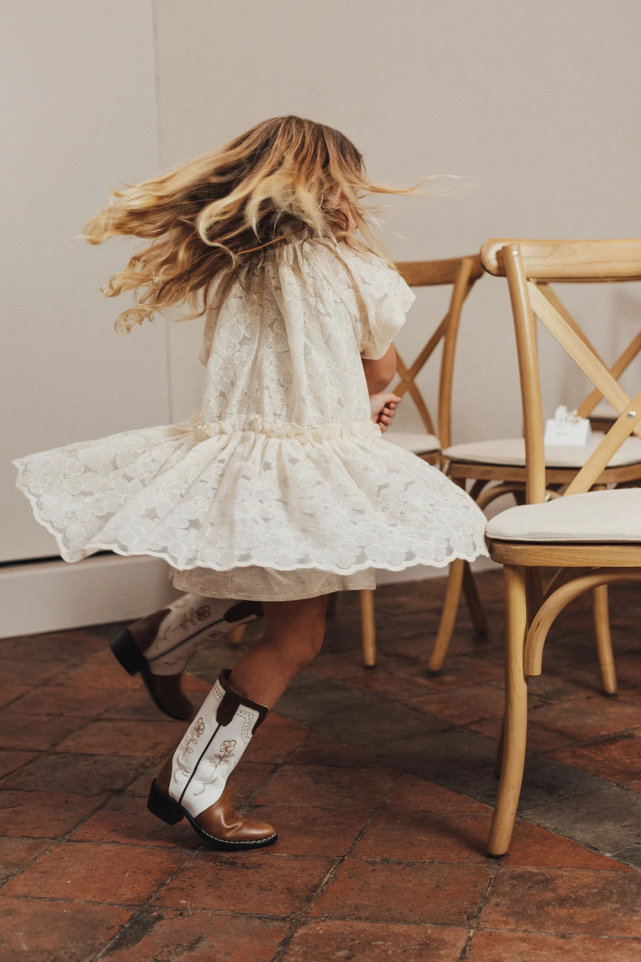 Baje Studio - dress Melle - offwhite - Afbeelding 8