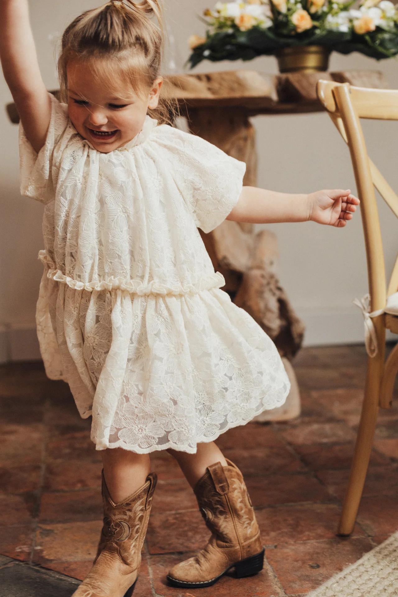 Baje Studio - dress Melle - offwhite - Afbeelding 9