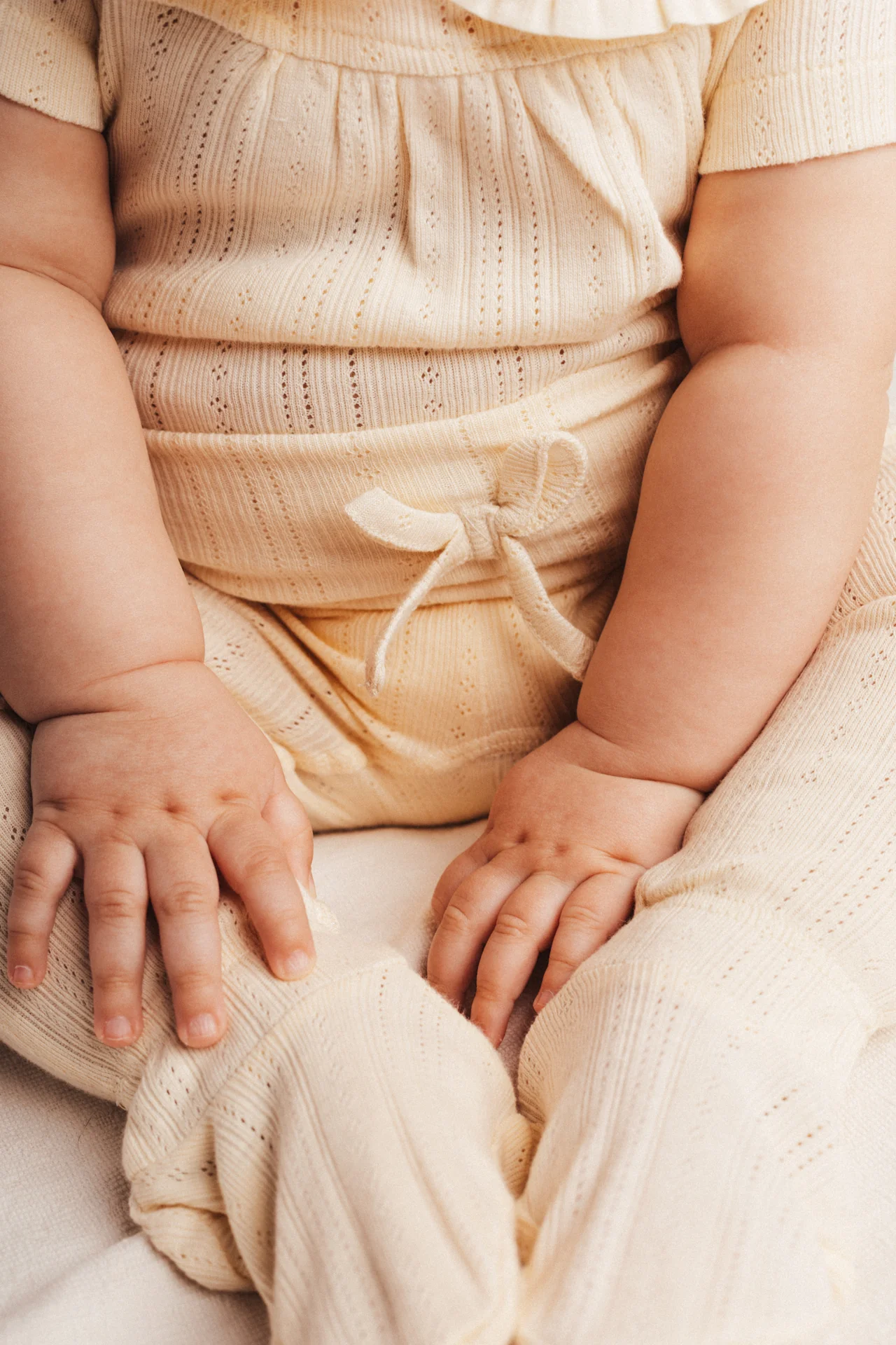 Baje Studio - pointelle bodysuit Yuul - crėme oat - Afbeelding 7