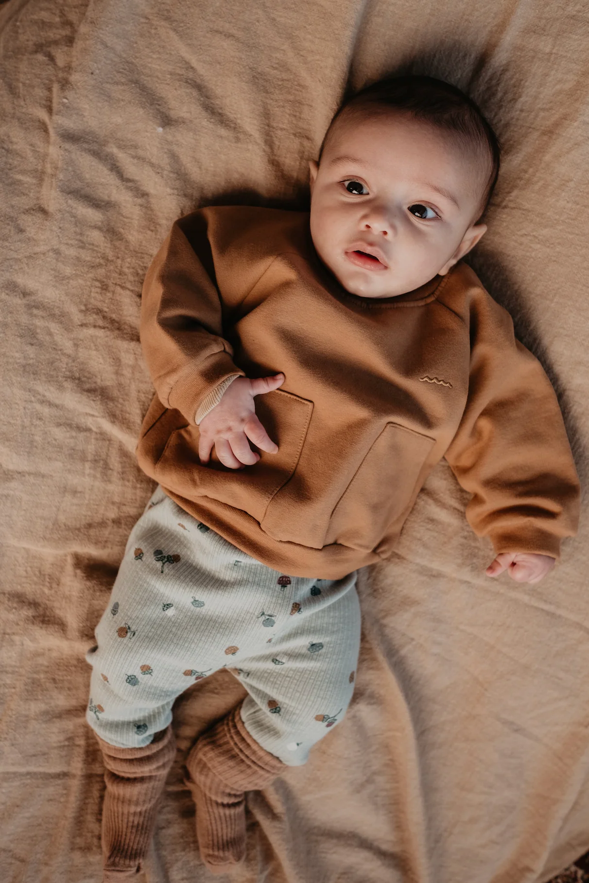 Riffle Amsterdam - sweater Milo - caramel - Afbeelding 3