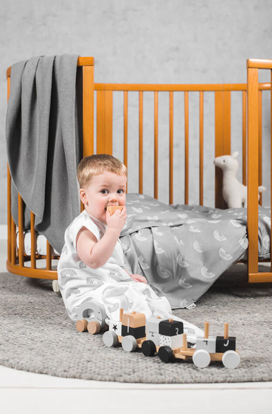 Jollein Slaapzak Hydrofiel 70cm - Rainbow - Blush Pink - Afbeelding 7