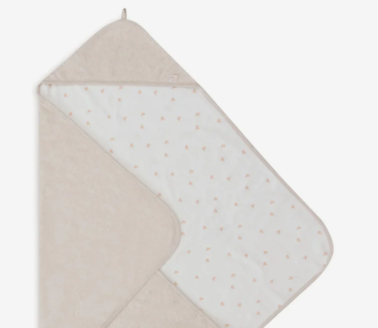 Jollein Badcape 75x75cm - Harvest Naturel - Afbeelding 2