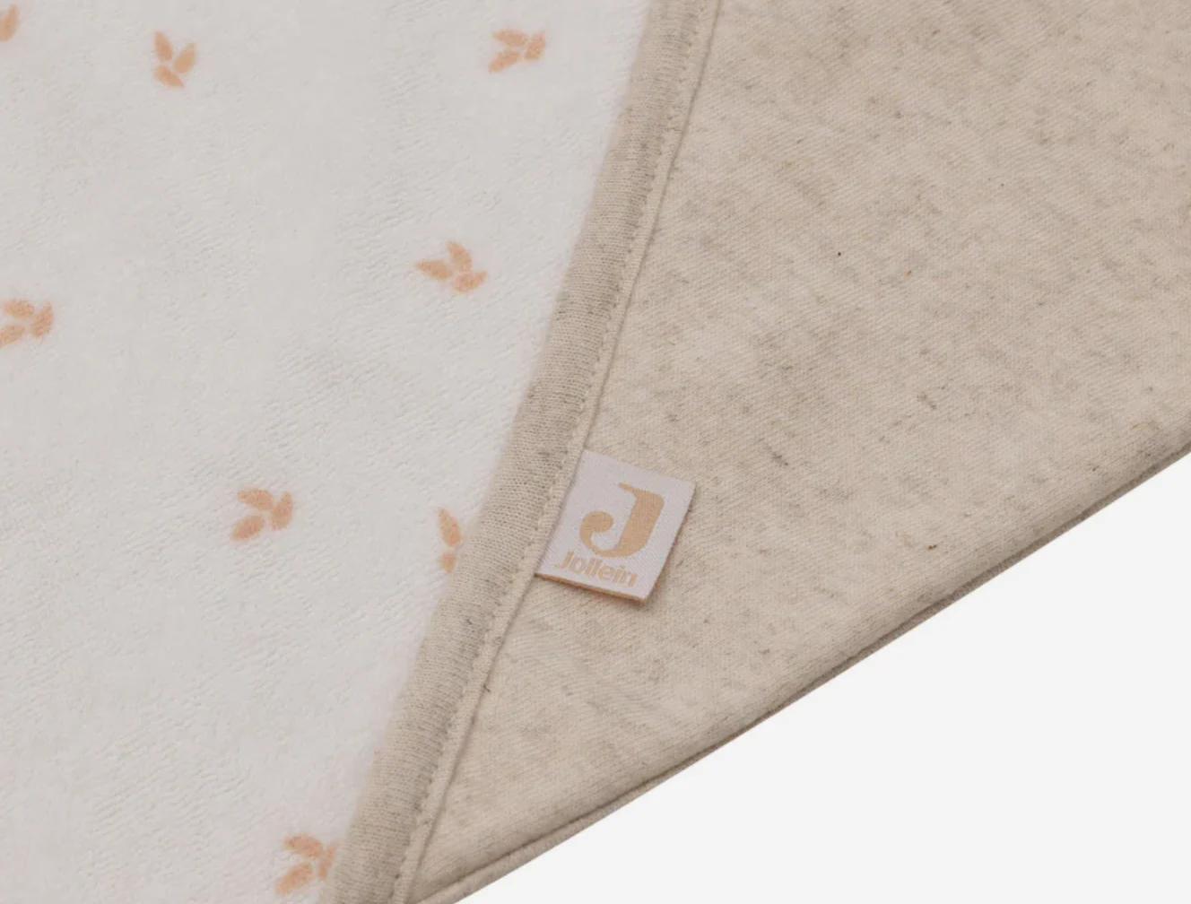 Jollein Badcape 75x75cm - Harvest Naturel - Afbeelding 4