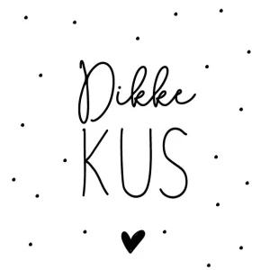 Studio LUV kaart - Dikke kus