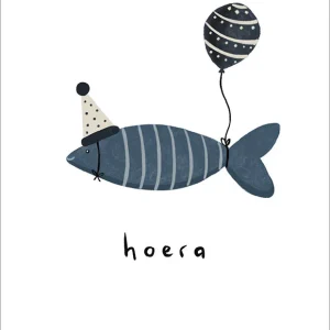 Studio LUV Kaart - Hoera