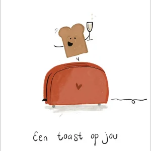 Studio LUV Kaart - Een toast op jou