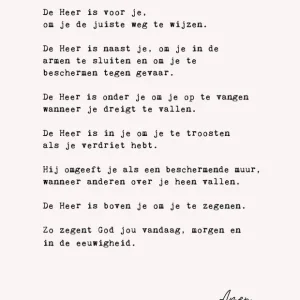 Studio LUV Kaart - Zegen van St. Patrick (De Heer is voor je)