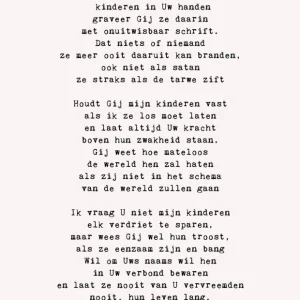 Studio LUV Kaart - Gebed voor mijn kinderen