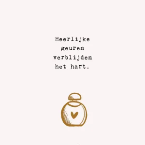 Studio LUV Kaart - Heerlijke geuren verblijden het hart
