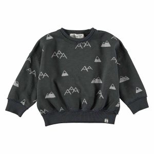 Dear Mini - sweater Alps - shadow gray