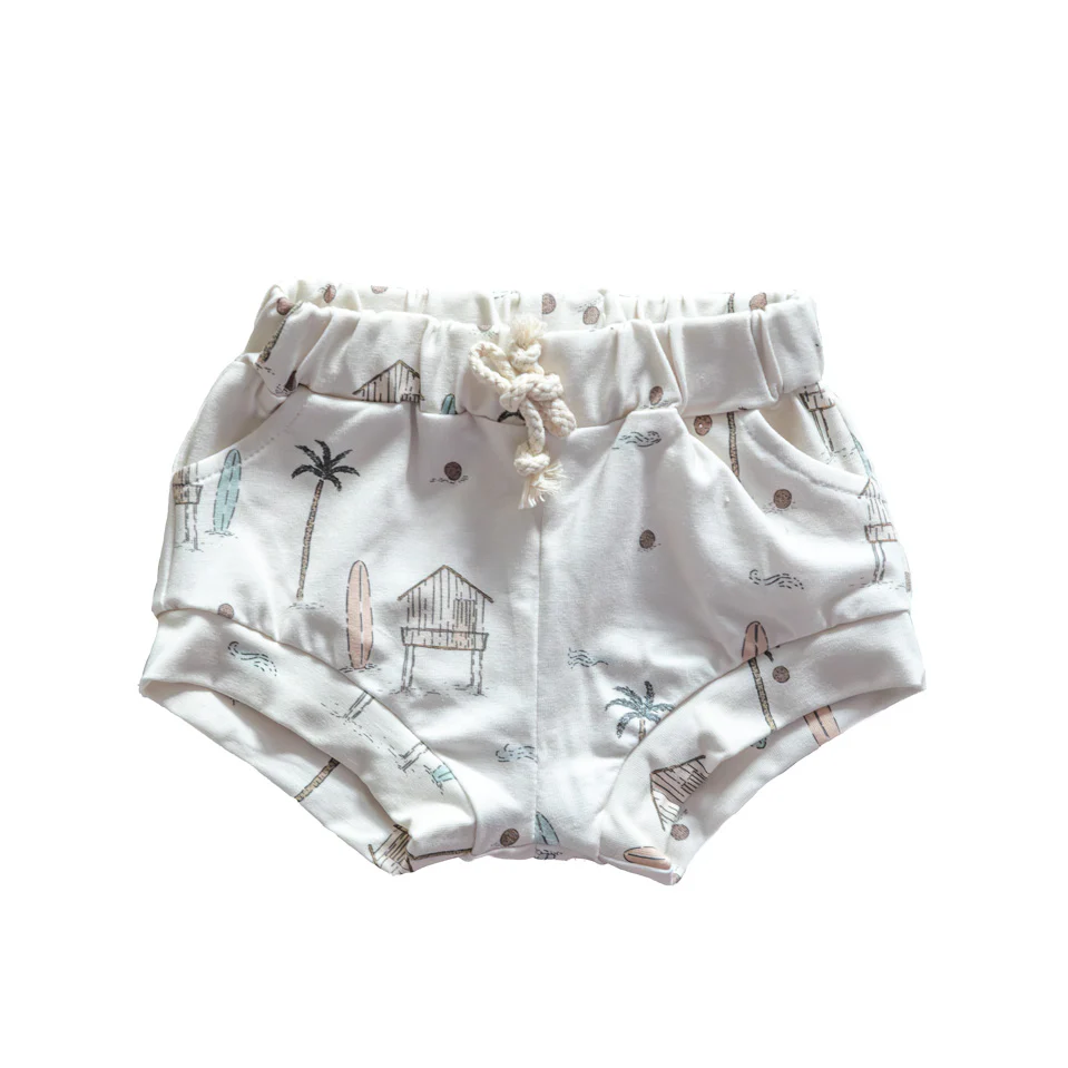 Short met zakken ~ summer vibes ~ handmade - Afbeelding 2