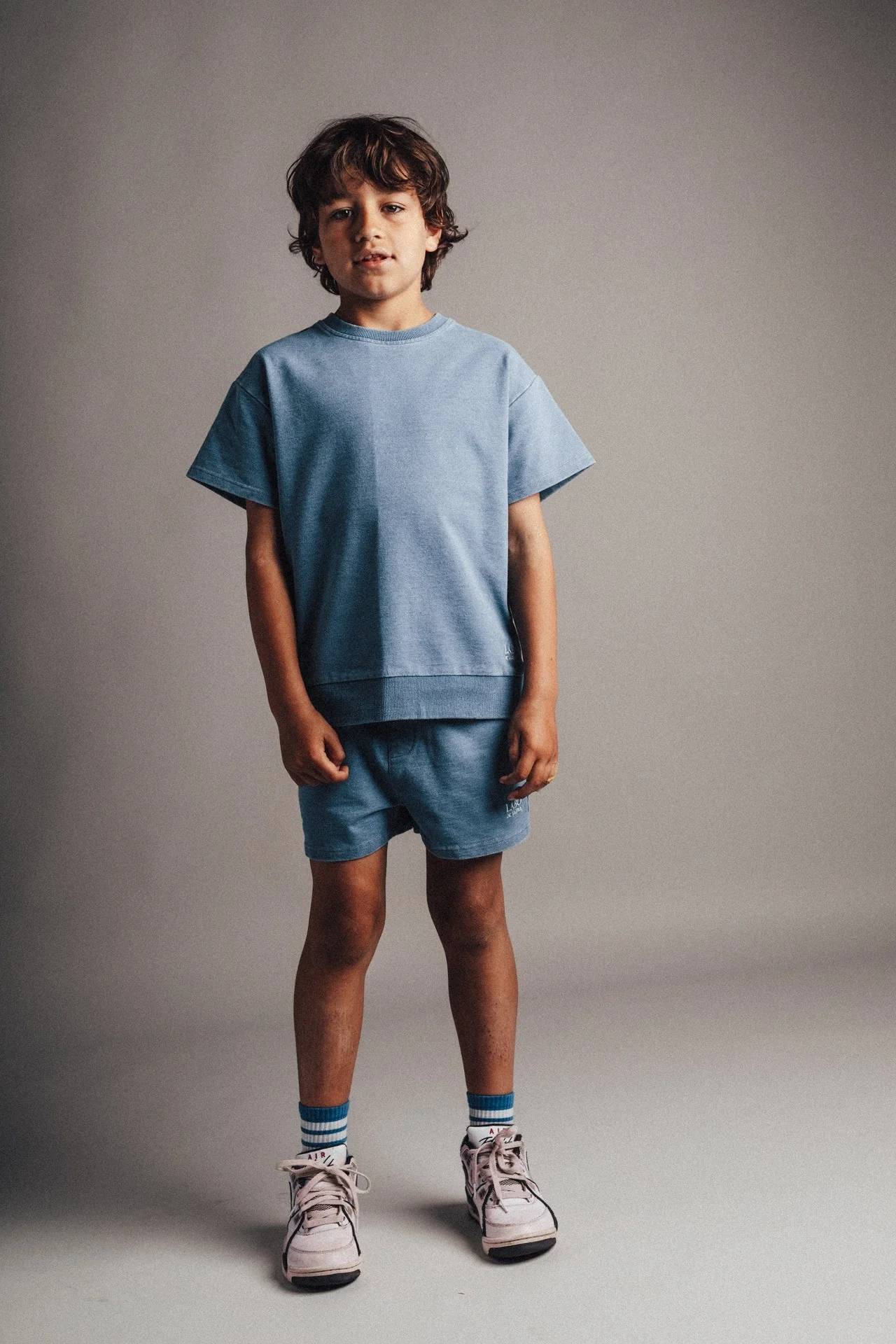 Labo - denim sweat shirt Lion - blue light - Afbeelding 4