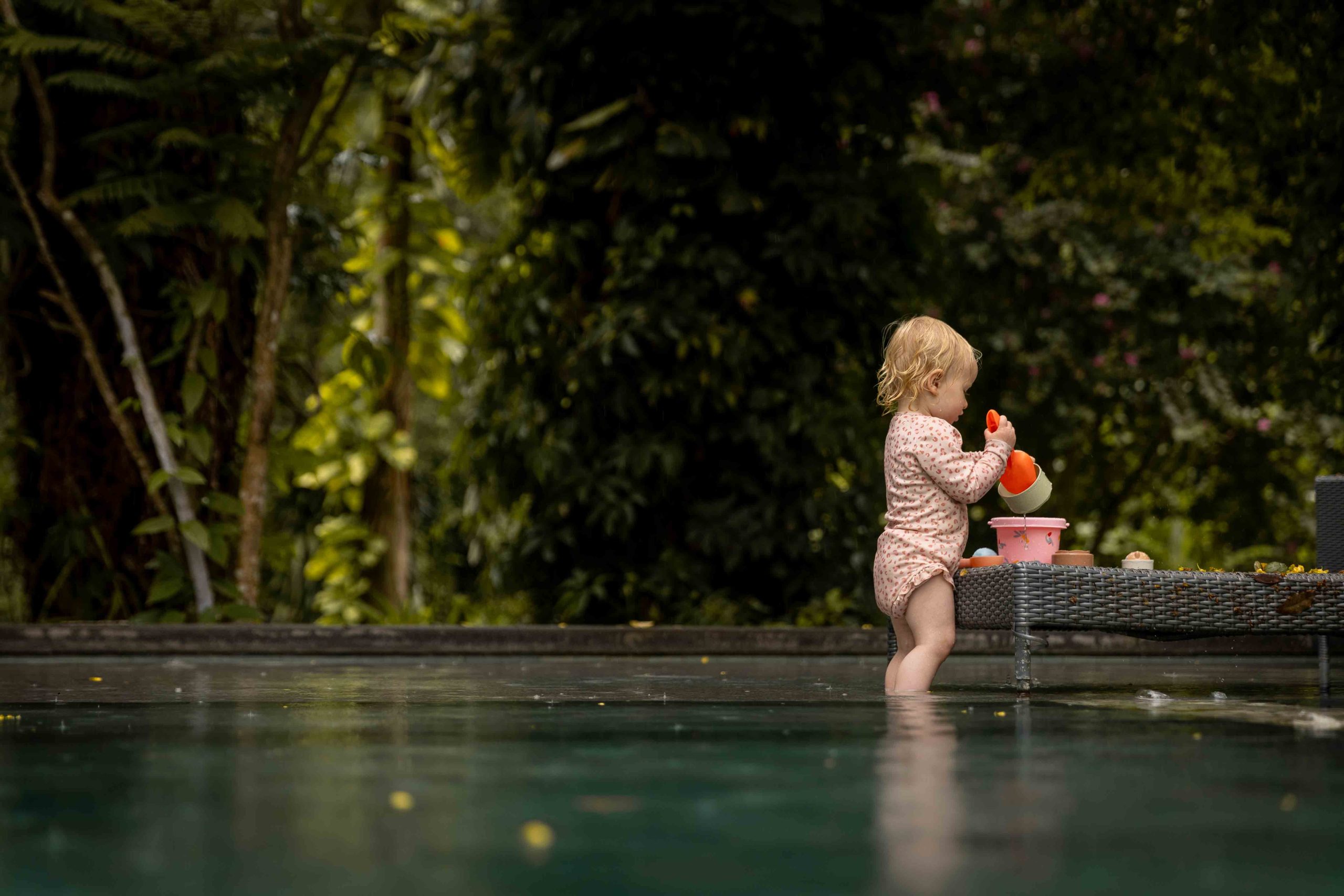 Swim Essentials - UV suit Leopard - old pink - Afbeelding 3