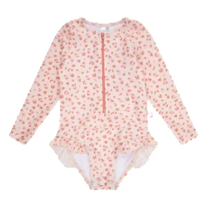 Swim Essentials - UV suit Leopard - old pink