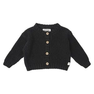 Tocoto Vintage - gebreid vestje - antraciet