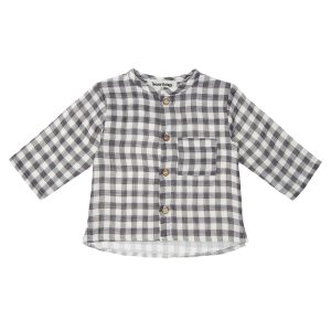 Tocoto Vintage - gingham ruit blouse - grijs