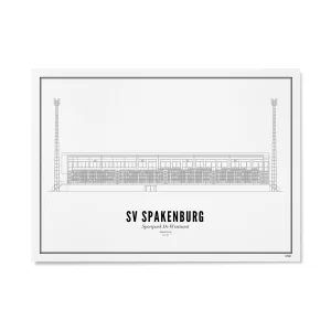Wijck Poster - SV Spakenburg - 21x30 cm