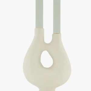 Zusss Polystone Kandelaar Ornament L - Zand