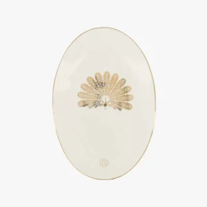 Zusss Wandbordje Pauw - Wit