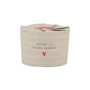 Zusss Geurkaars in wikkel - Samen is alles leuker - Zand