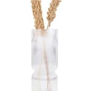 Zusss Glazen Vaas met Ribbels