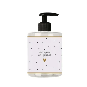 Zusss Handzeep 500ml - Ontspan en geniet - Antracietgrijs/Off-white