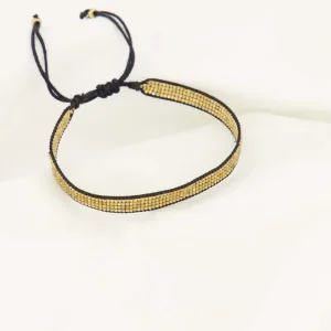 Zusss Miyuki Armbandje - Goud