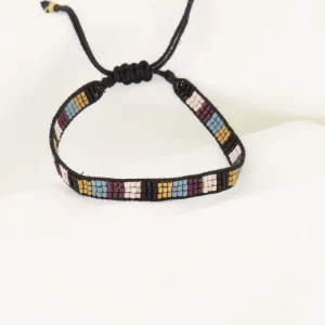 Zusss Miyuki Armbandje - Streepje Multicolour