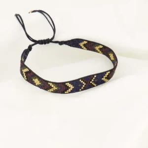 Zusss Miyuki Armbandje - Zigzag Multicolour