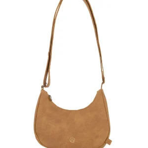 Zusss Schoudertasje Halve Maan - Cognac