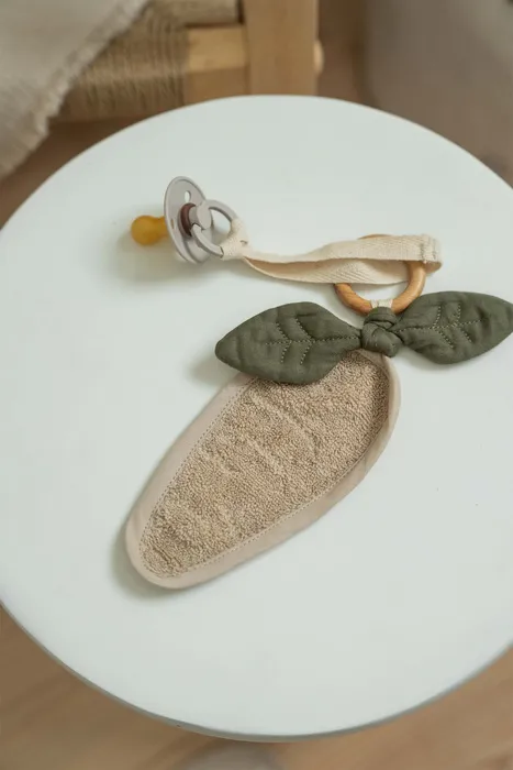 Zusss Speendoekje Wortel - Zand - Afbeelding 4