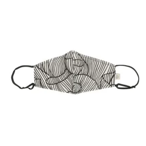 Zusss Stoffen Mondkapje - Koraalprint Zand