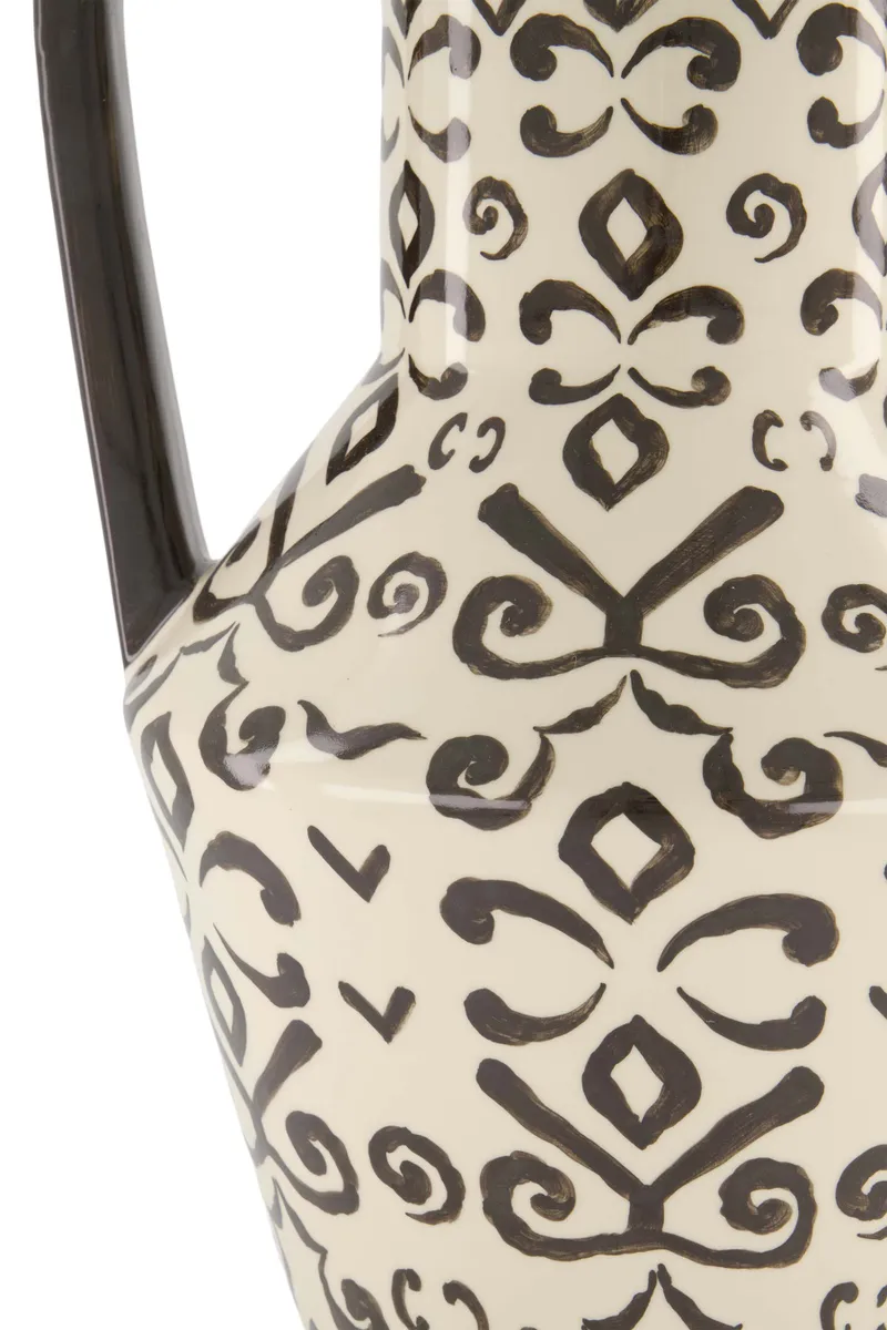 Zusss x Return to Sender - Vaas Ornament Print - L - Zand/Offblack - Afbeelding 4