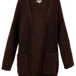 Zusss Gebreid Vest - Bruin