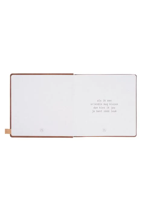 Zusss Vriendinnenboek - Je bent zóóó leuk - Cognac - Afbeelding 4