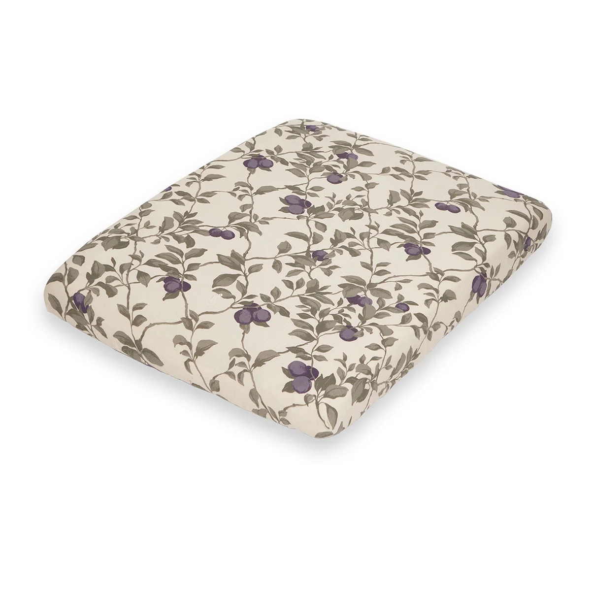 Plum muslin changing mat cover