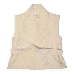 Baje Studio - woven gilet Amanta - crème