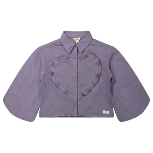 Labo - heart blouse Ayase - purple sage