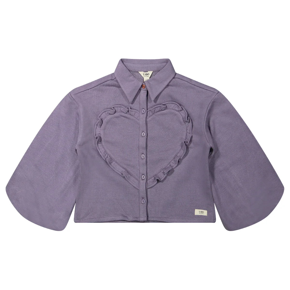 Labo - heart blouse Ayase - purple sage