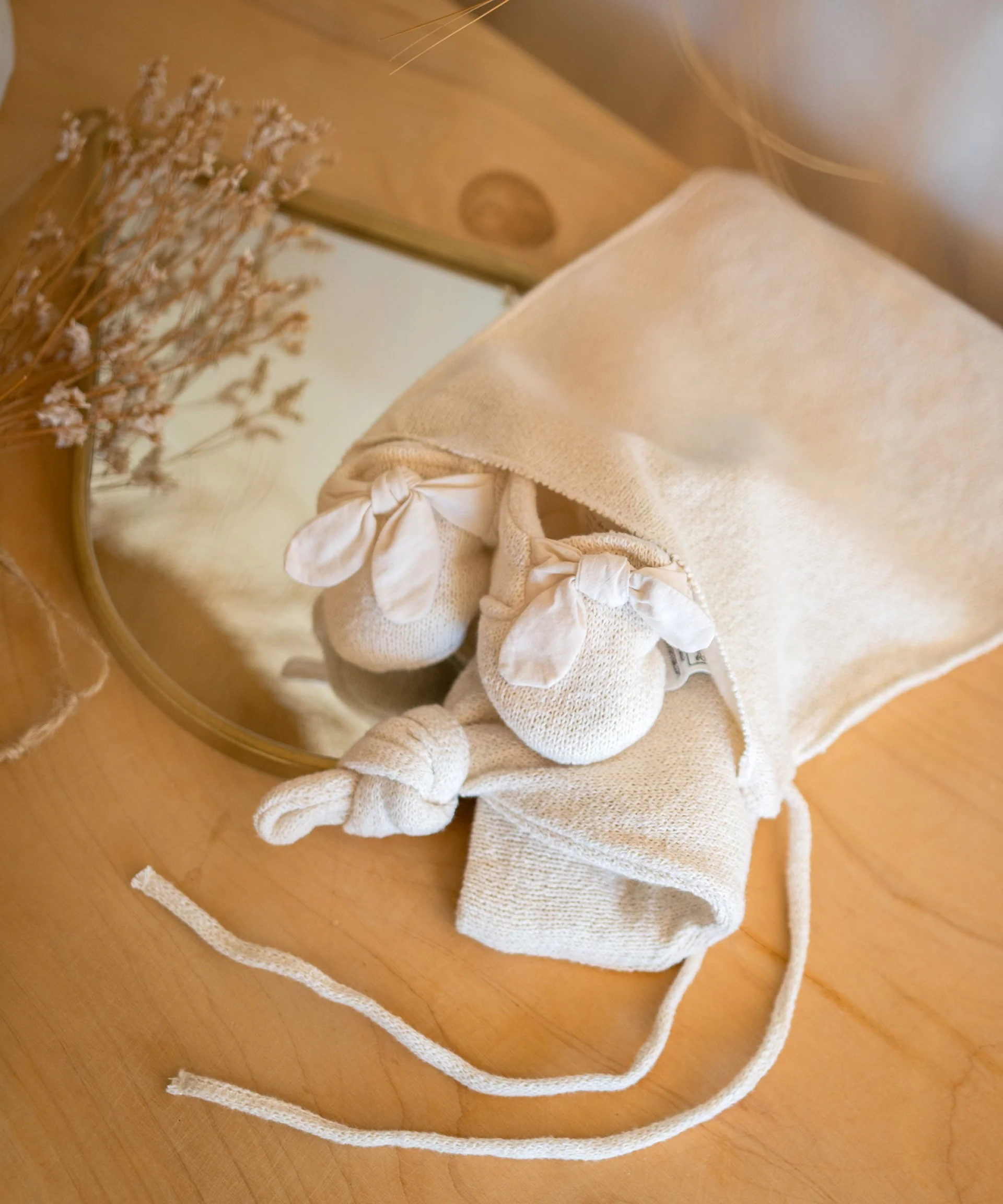 Play Up - Gloves and Beanie set - pencil offwhite - Afbeelding 3