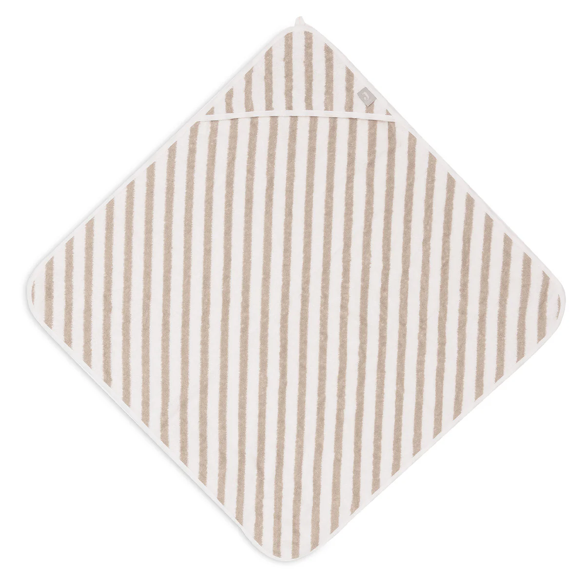 Jollein - badcape stripe terry - olive green