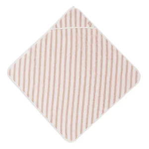 Jollein - badcape stripe terry - wild rose