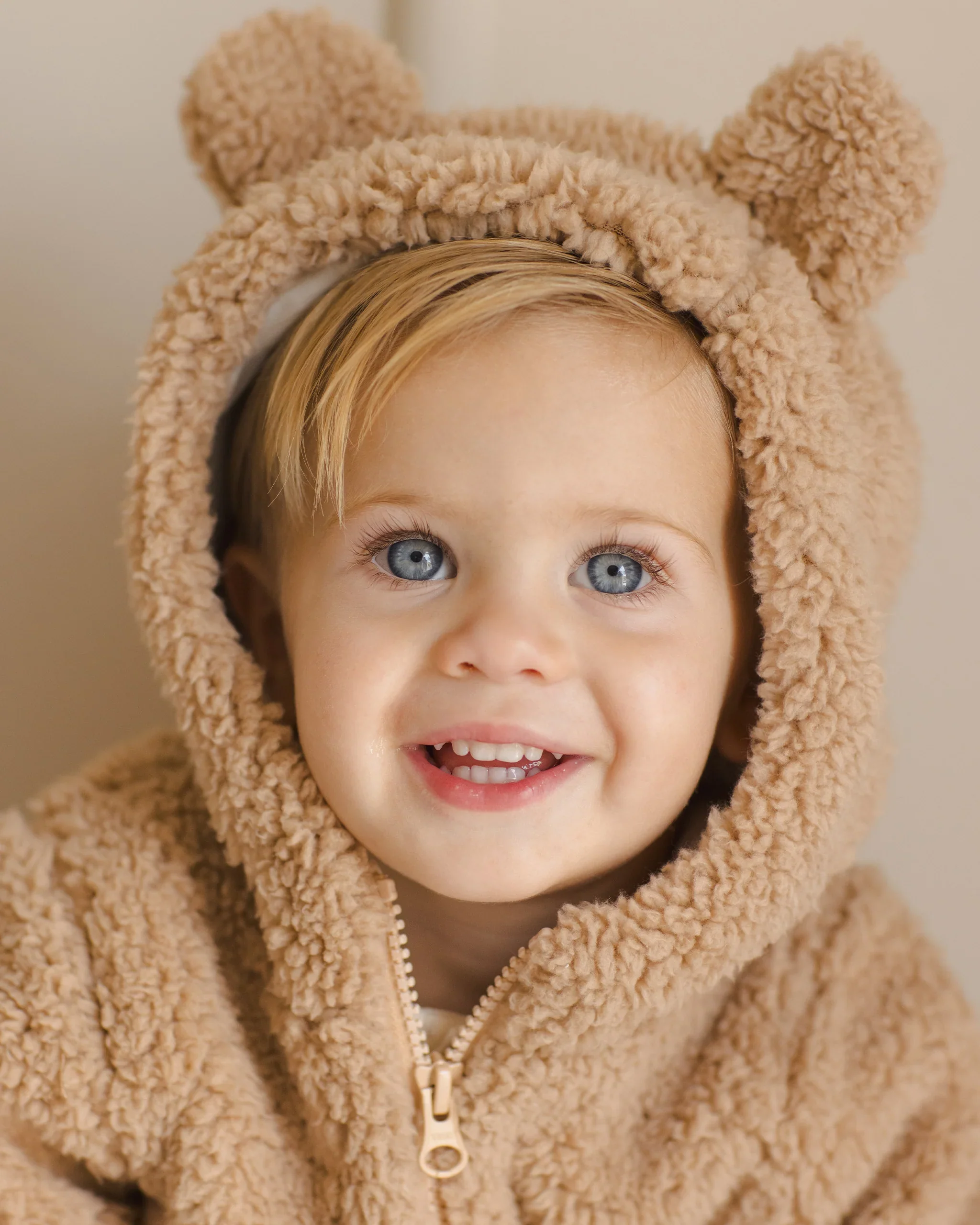 Quincy Mae - bear jacket - beige - Afbeelding 3