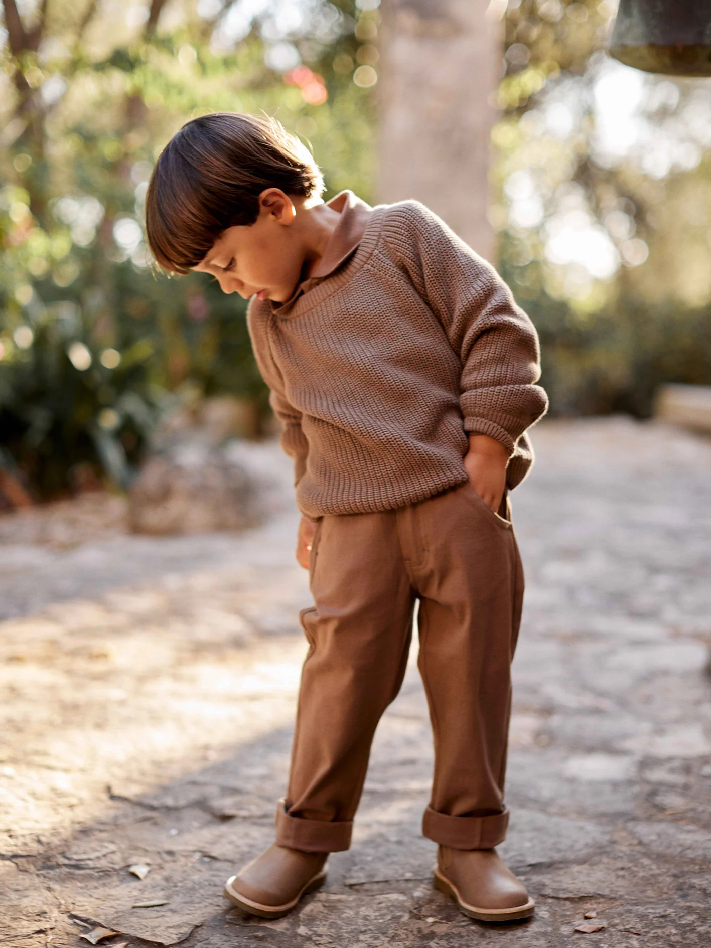 Baje Studio - pants Bercher - brown cacao - Afbeelding 3