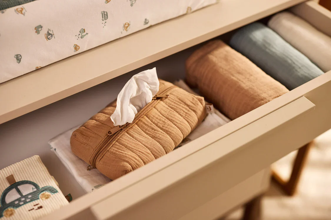 Jollein - billendoekjes etui - biscuit - Afbeelding 4