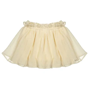 Baje Studio - crincle woven skirt Birre - crème oat